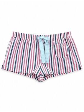 Aerie Pink, Blue & White Sparkle Boxer Shorts w Bow – Size XS EUC